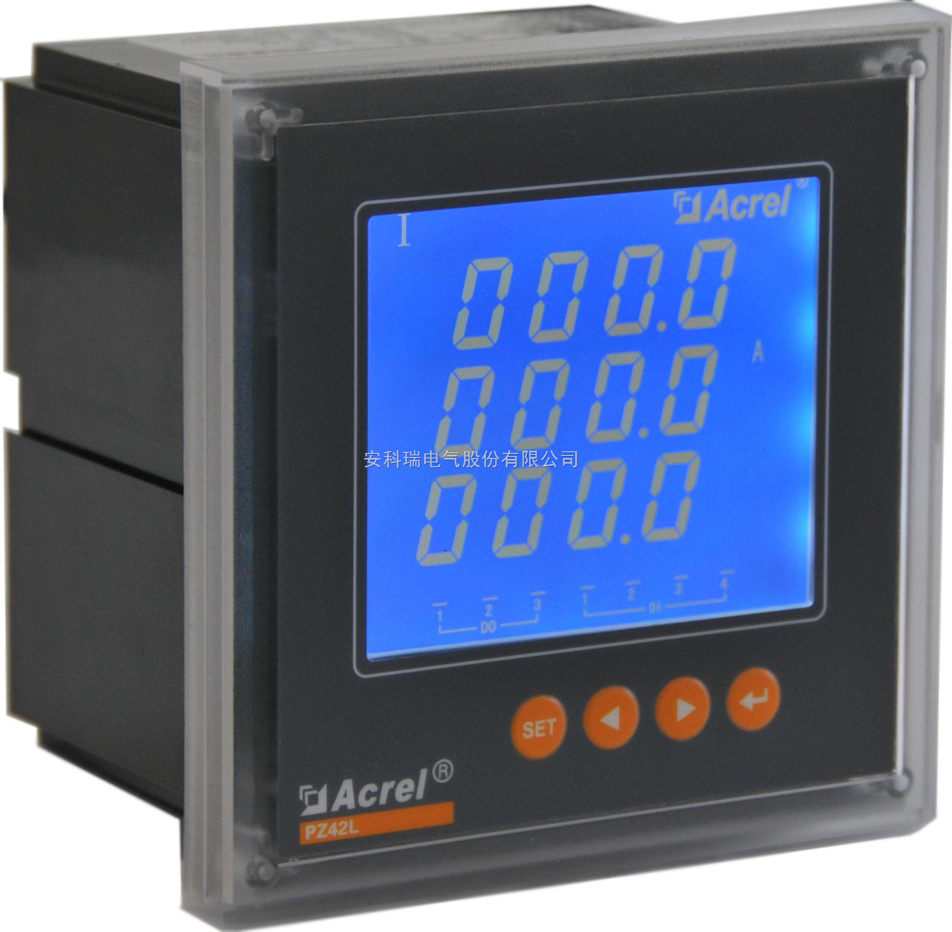 安科瑞方形液晶三相电流表p96l-ai3直销