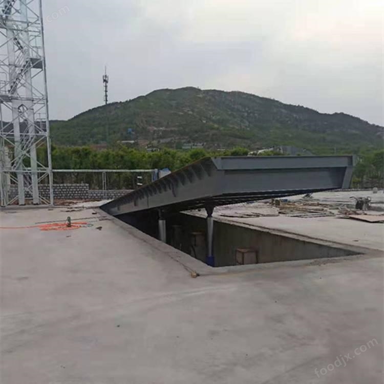 后翻式液壓翻板卸車機 碼垛磚卸車機 大型散裝物料卸車機得鴻